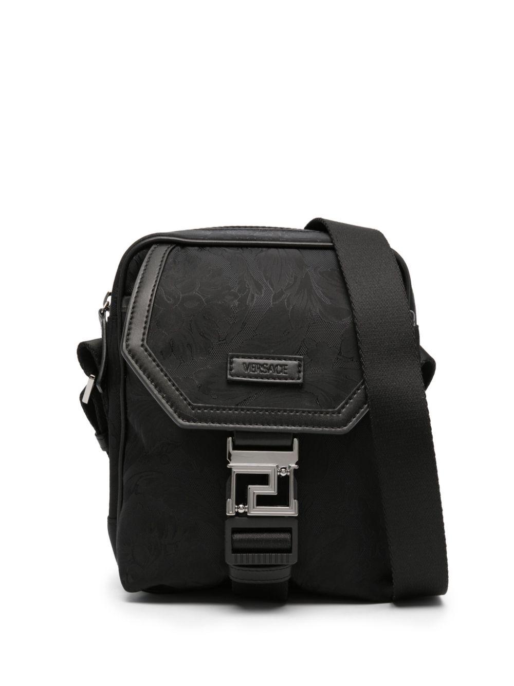 Versace Neo Nylon Crossbody Bag in Black for Men | Lyst