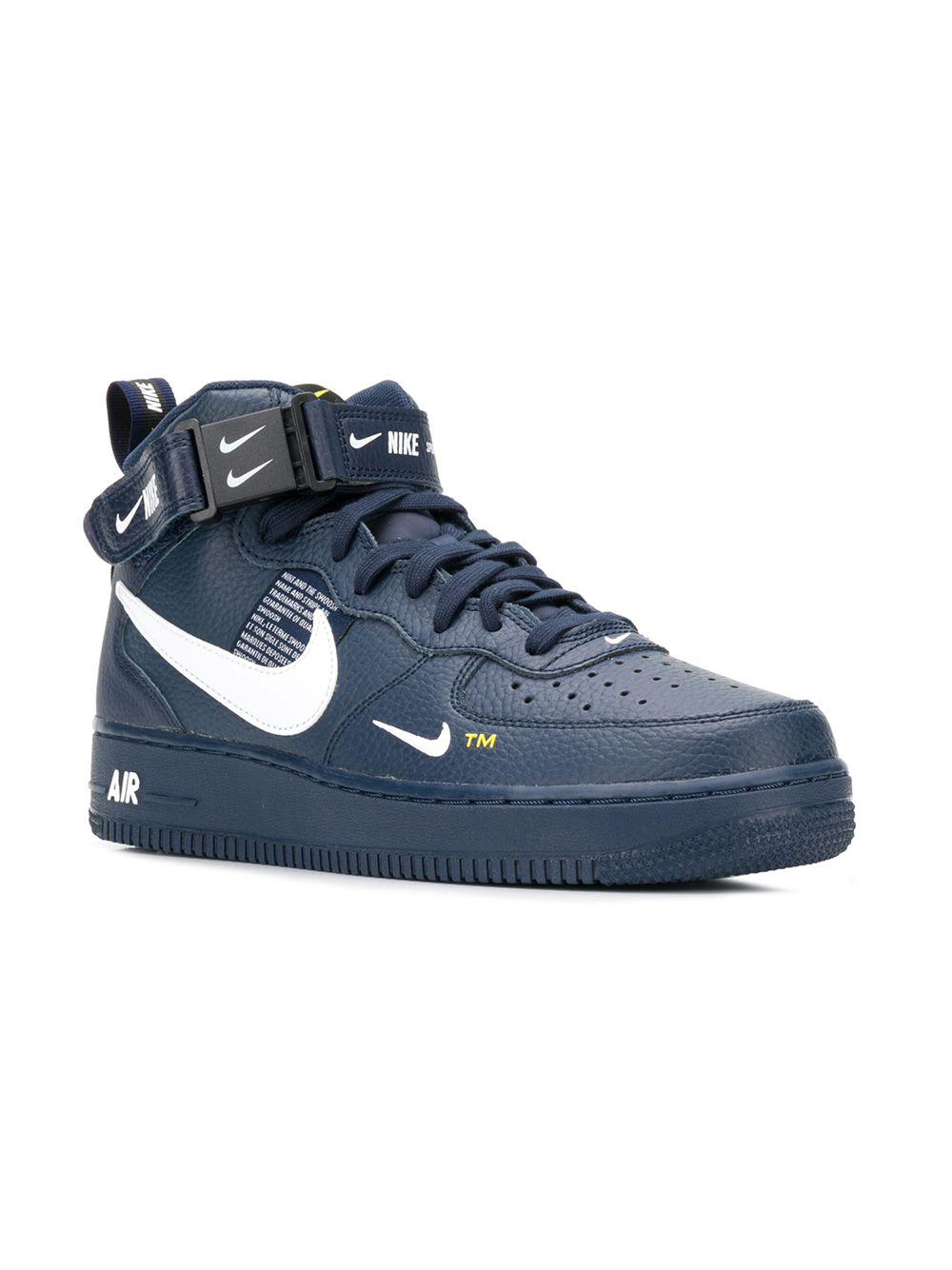 mens blue nike air force 1