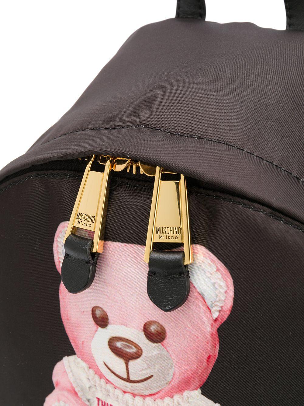 Moschino Synthetic Cake Teddy Bear Backpack in Nero (Black) - Lyst