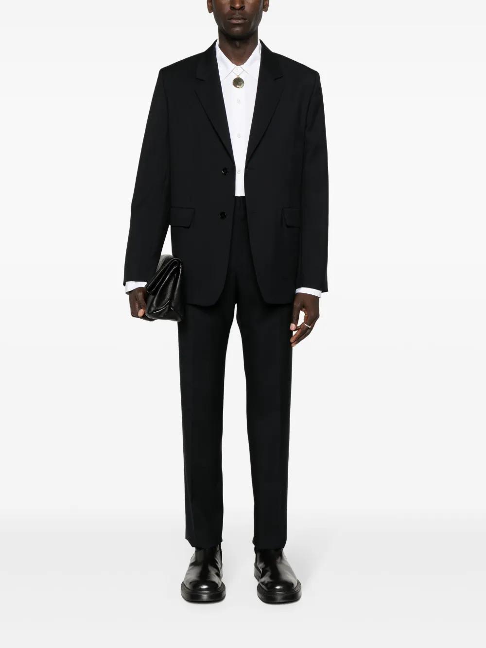 jil-sander-blue-Wool-Single-