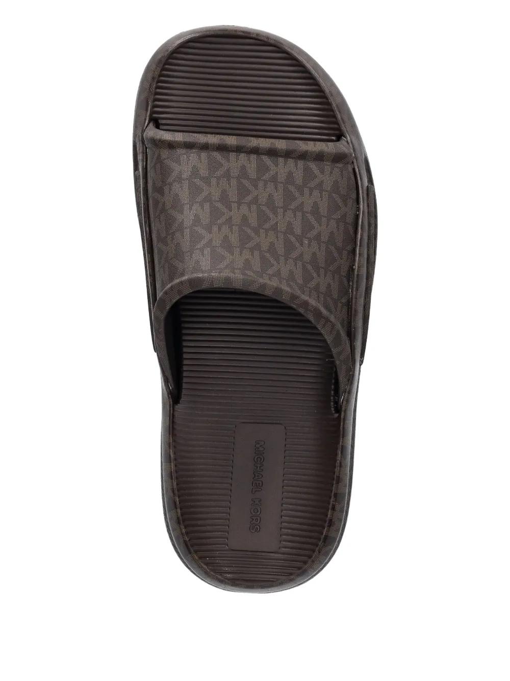 Michael Kors Griffin Slides in Brown for Men | Lyst