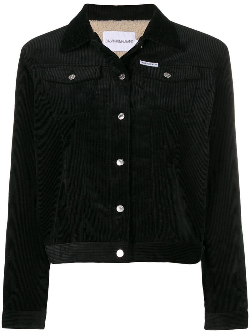 calvin klein corduroy trucker jacket