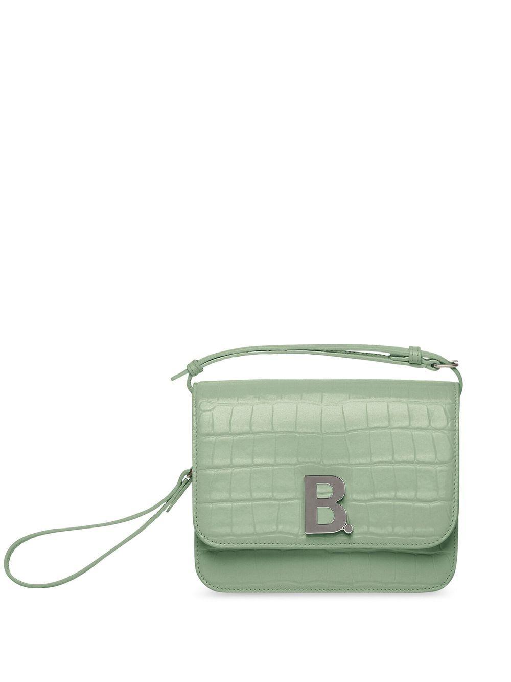 Balenciaga Light Green Small B. Crossbody Bag 618156 1U6FK 3906  3665743618683 - Handbags - Jomashop