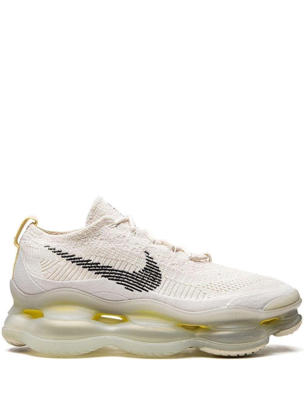 Nike Air Max Scorpion Flyknit Shoes In Grey, in White for Men