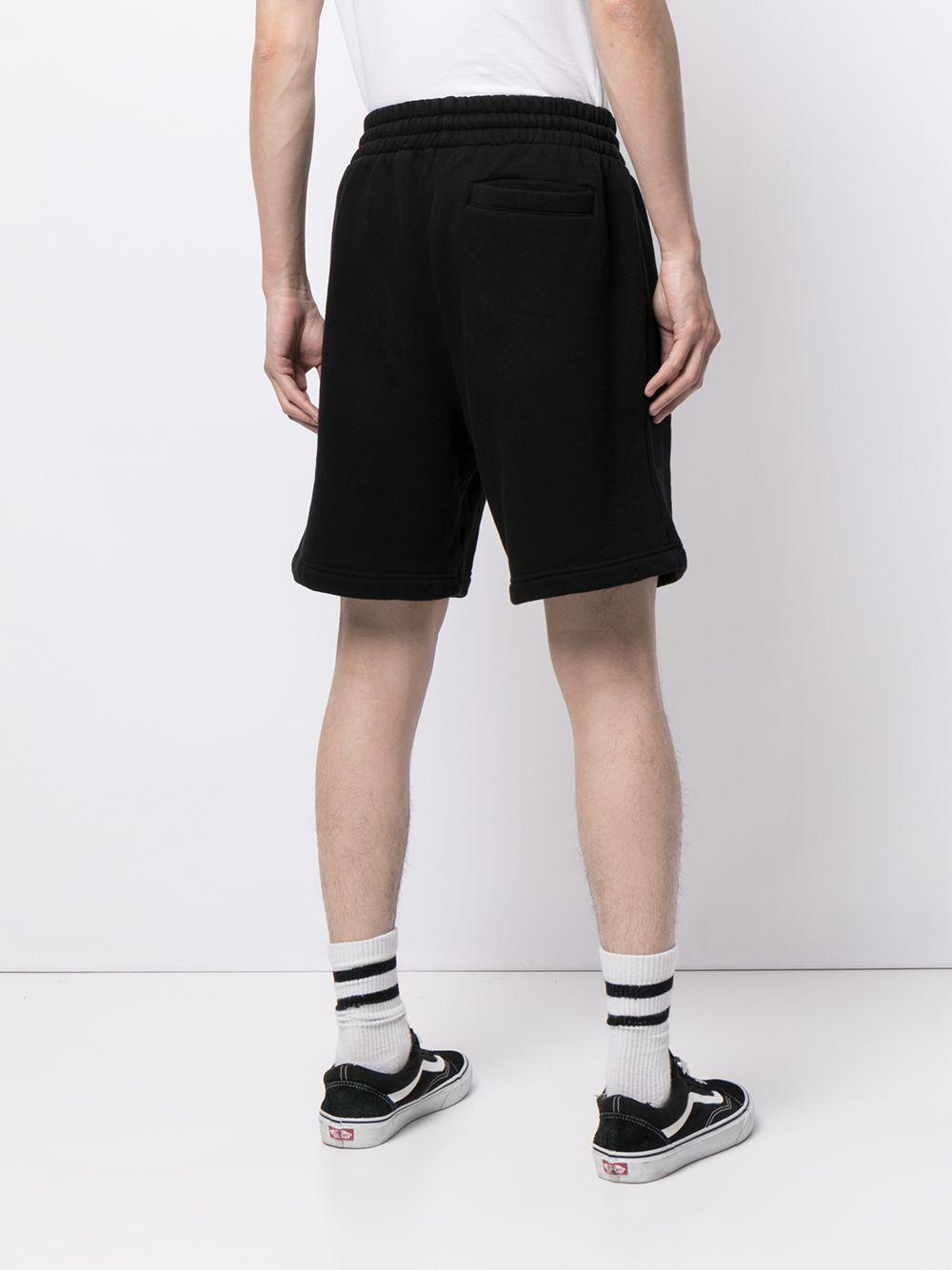 Palm Angels Bear-motif Track Shorts in Black for Men