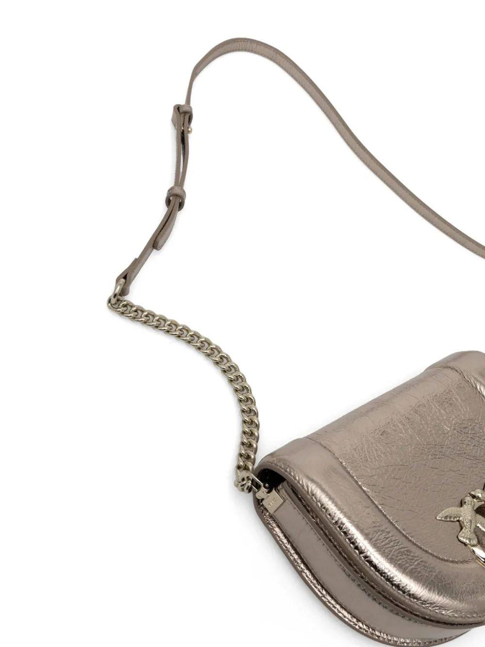 Pinko レディース グレー Love Birds ショルダーバッグ ショルダーバッグ 