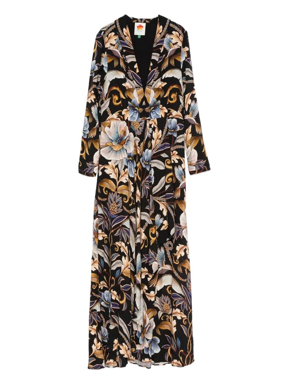 gold chiffon maxi dress Draped chiffon maxi dress 44 (FR) / Olive