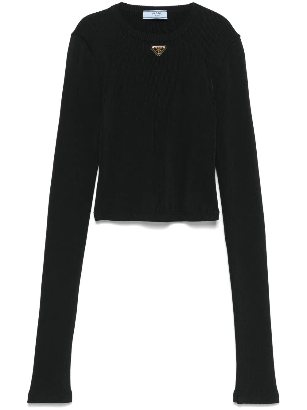 prada-black-Enamel-Logo-T-