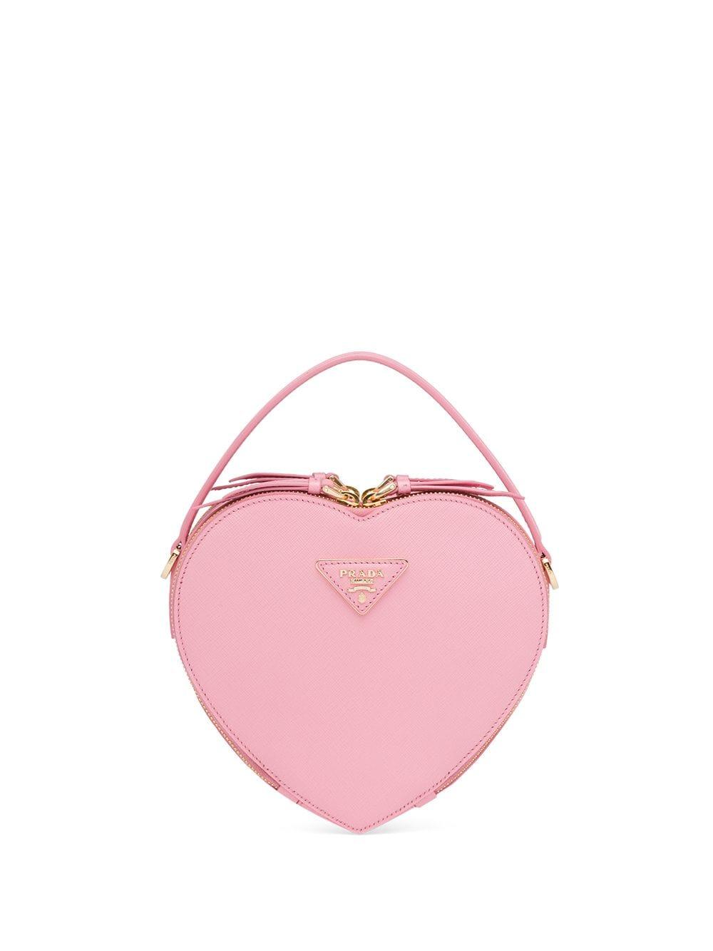 prada pink heart bag