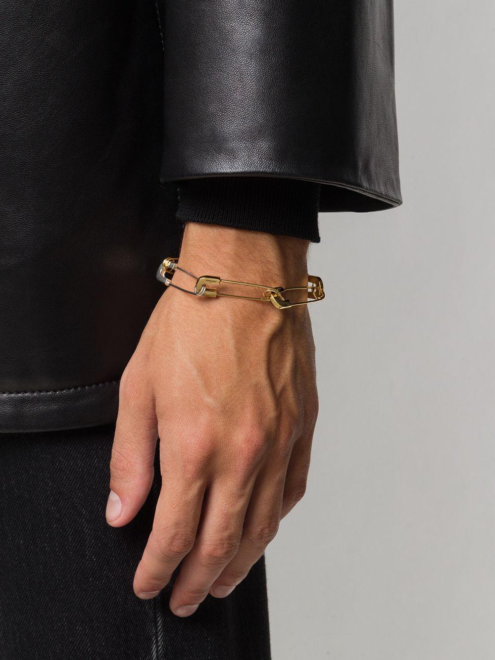 Ambush Safety Pin Bracelet in Gold (Metallic) Lyst