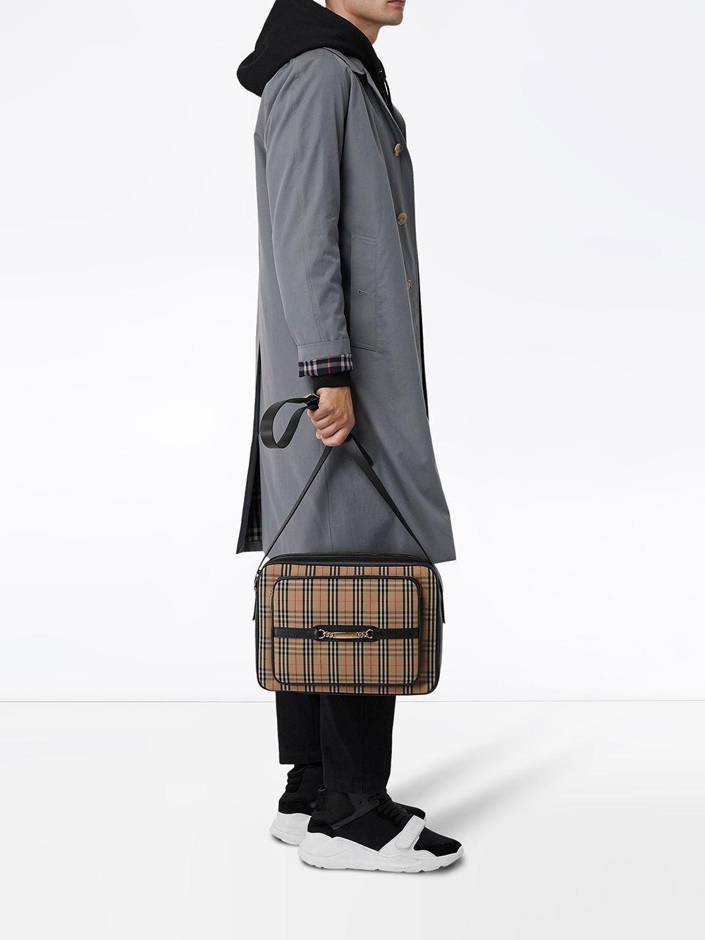 burberry check link camera bag