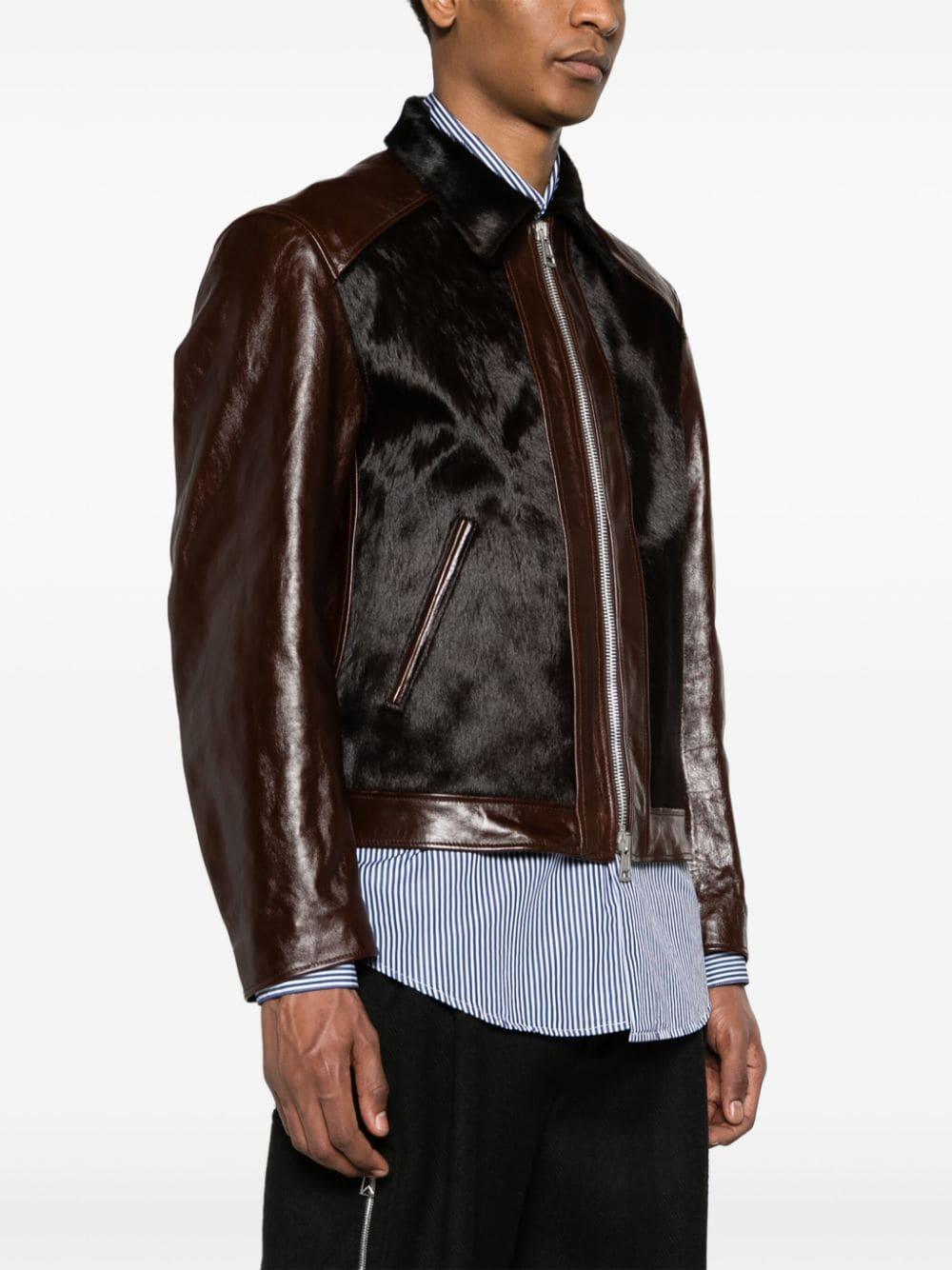 Our Legacy Andalou Leather Jacket in Black for Men | Lyst