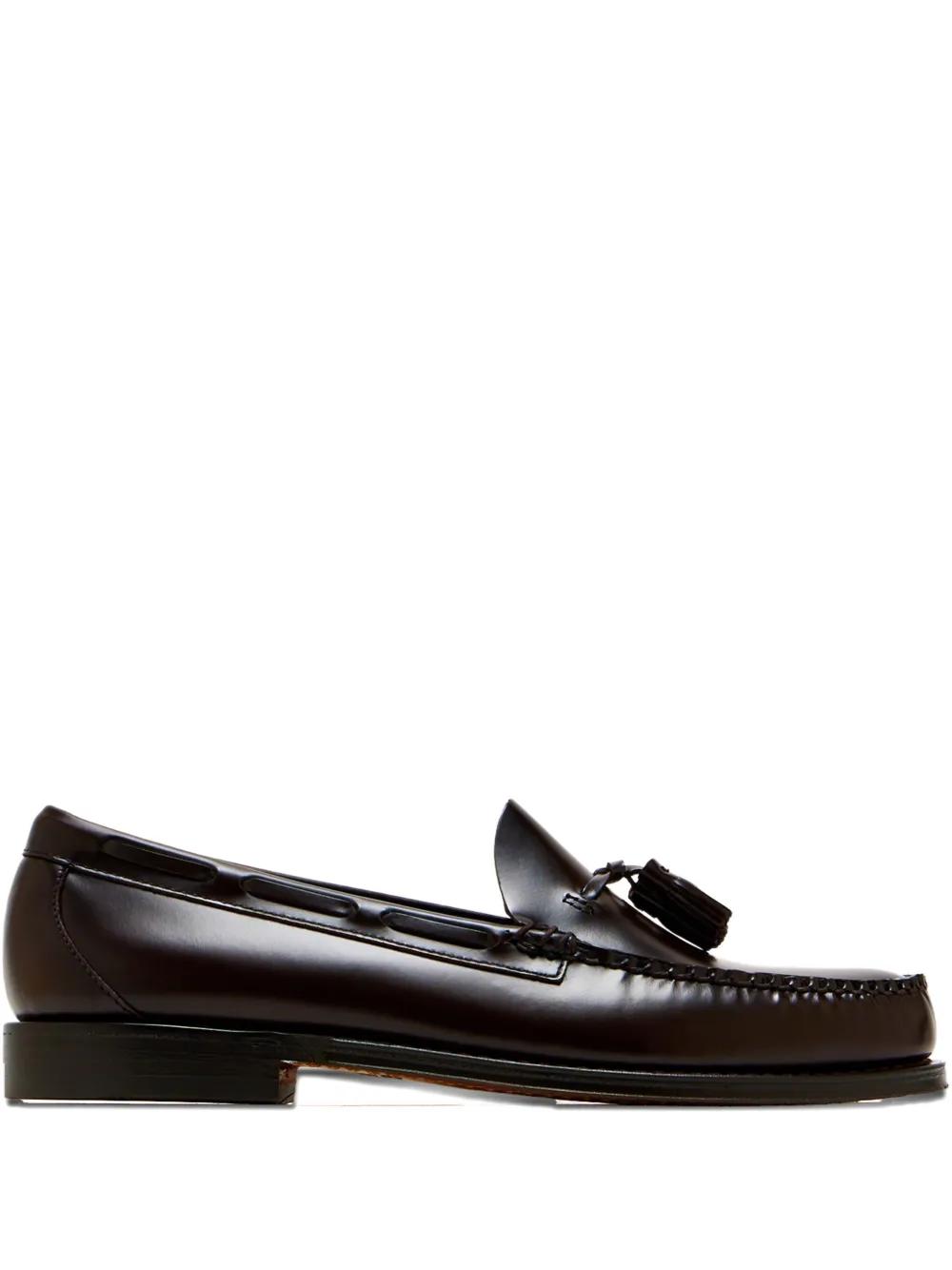 Bass Weejuns Larkin Tassel Leather Loafers in Black for
