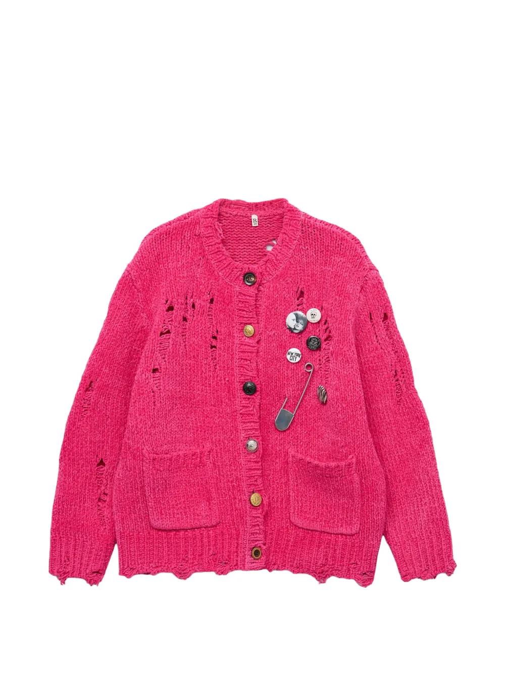 R13 カーディガン 定価¥152,900 Women's Sweaters - Cashmere, Oversized, Cardigans & Distressed - R13