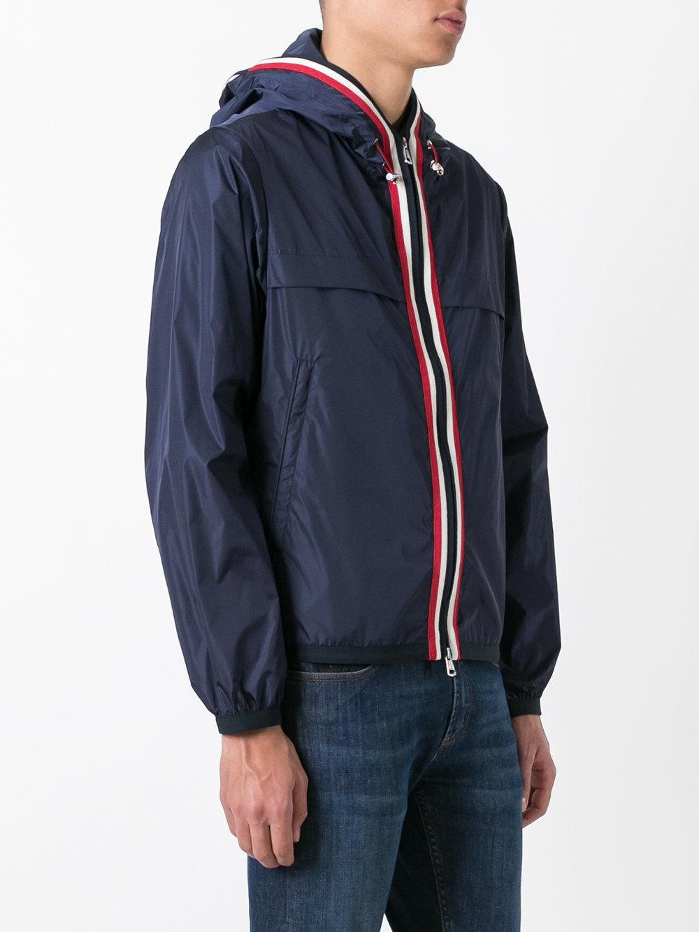 moncler windbreaker blue