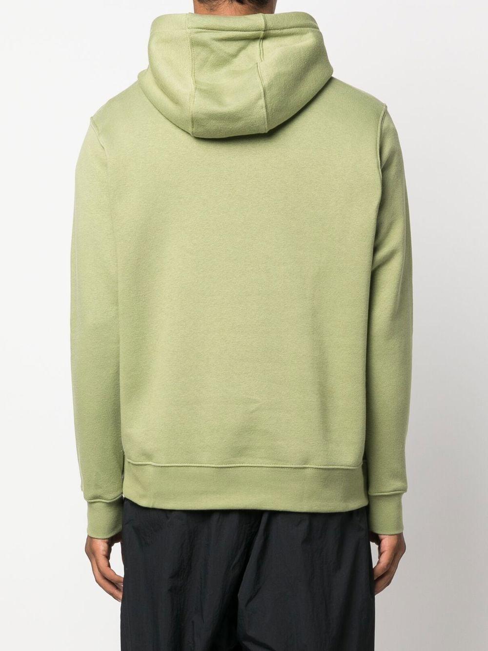 Nike Embroidered-logo Hoodie in Green for Men | Lyst