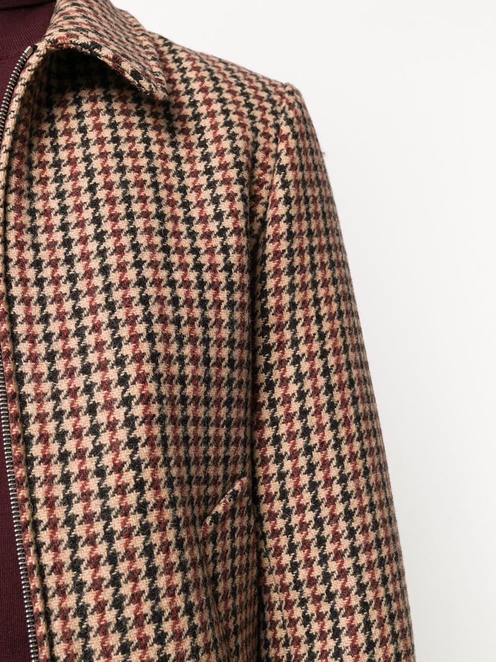 Sandro houndstooth deals coat