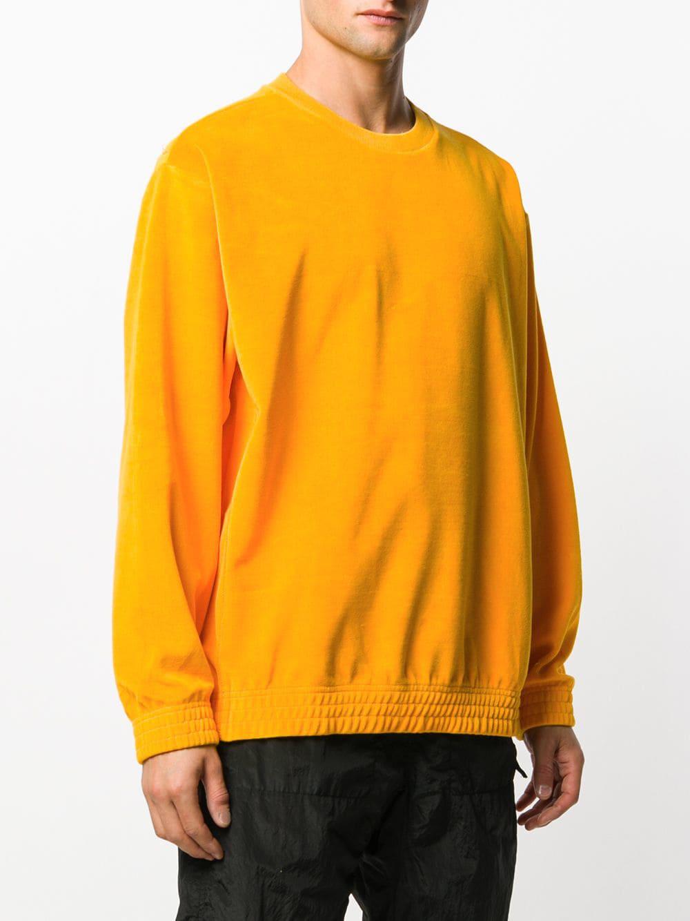 Champion Elasticated Waist Sweatshirt in Yellow for Men | Lyst