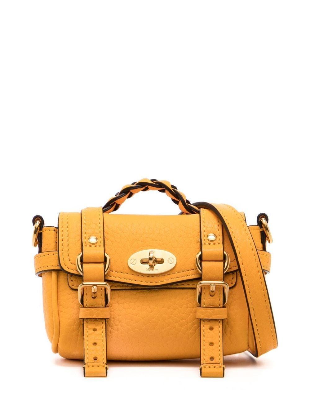 Mulberry Micro Alexa Crossbody Bag in Orange Lyst