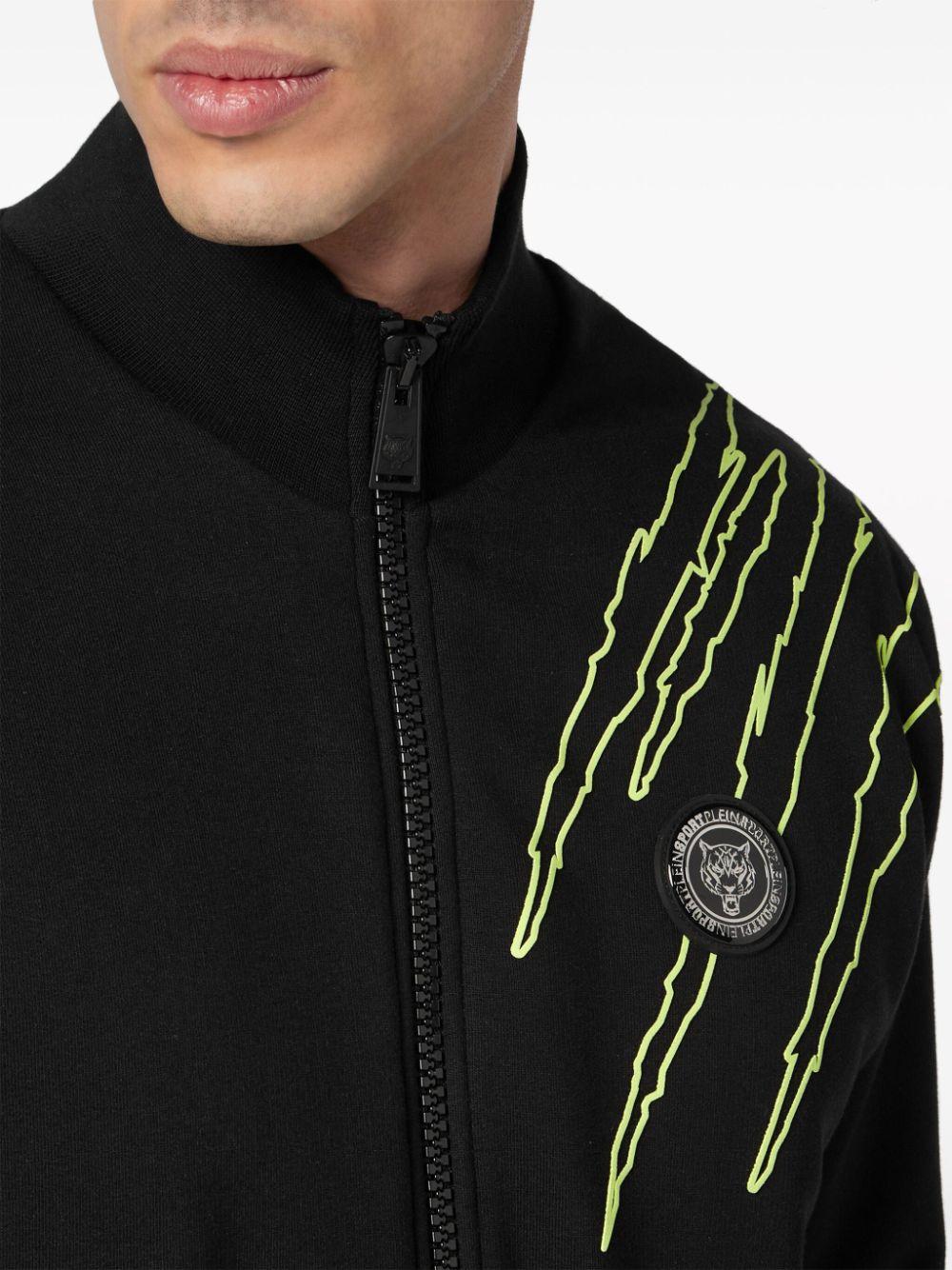 Philipp Plein Logo Applique Track Jacket in Black for Men Lyst
