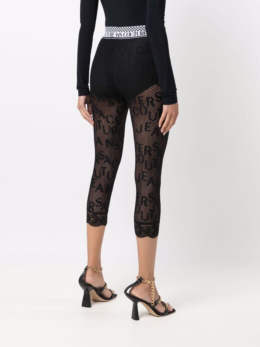 versace lace pants