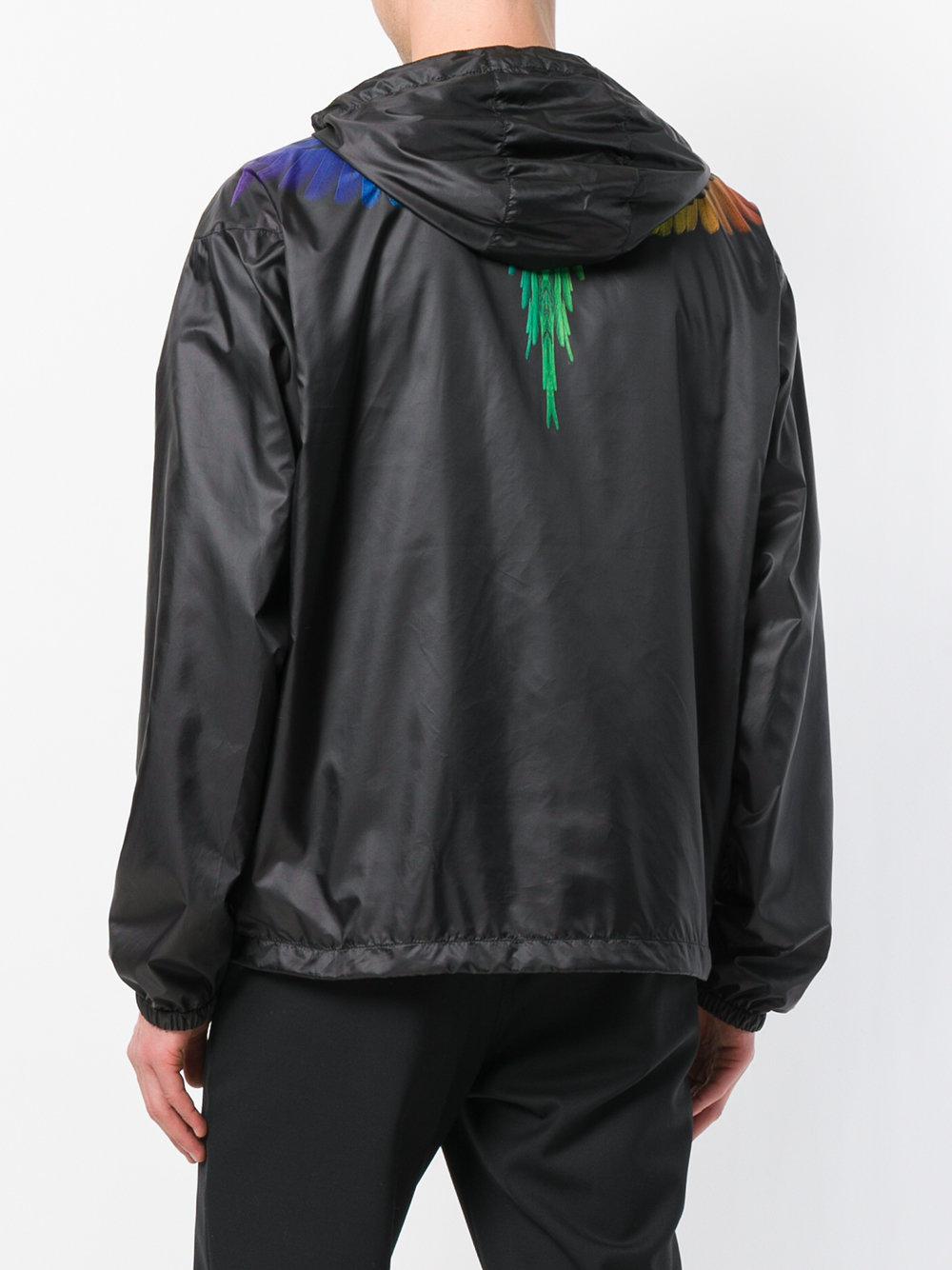 lustre Diskret jomfru Marcelo Burlon Synthetic Rainbow Wings Windbreaker Jacket in Black for Men  - Lyst