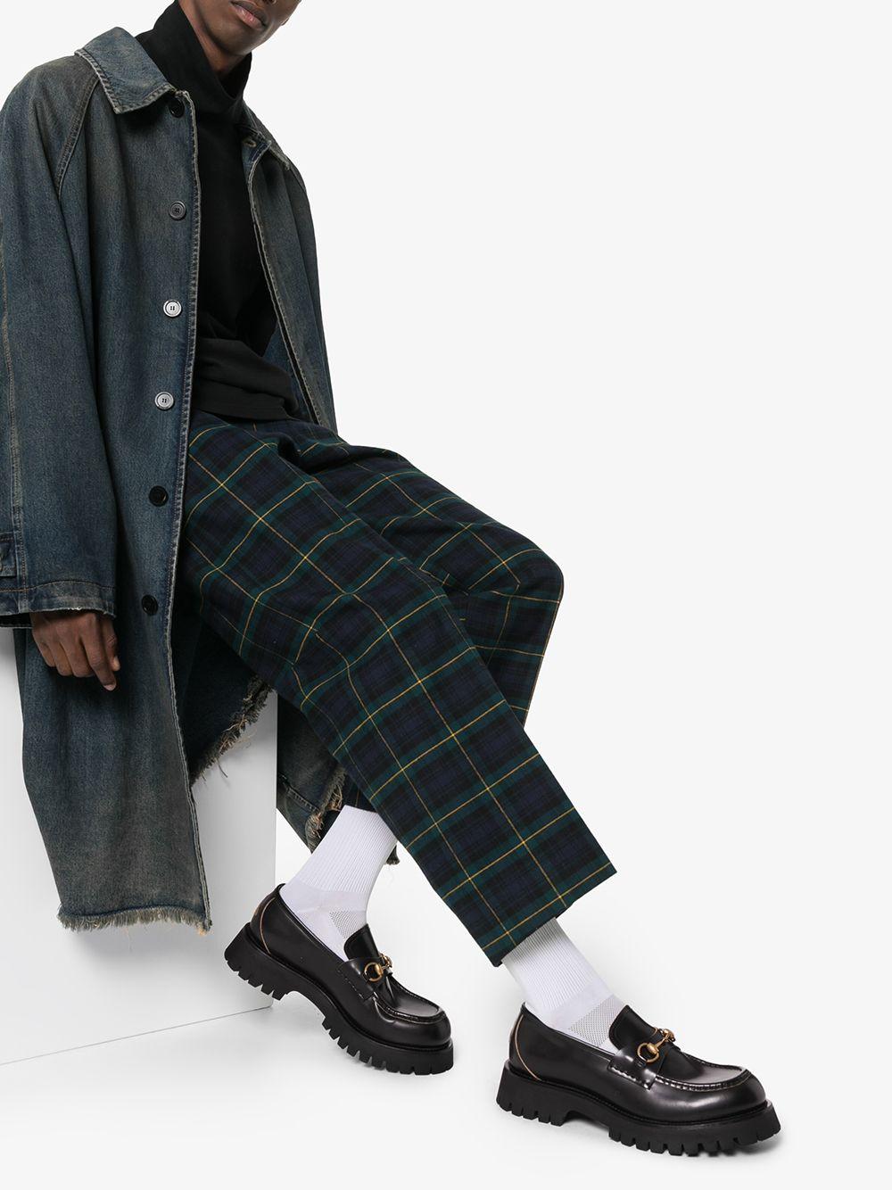 Gucci Django Horsebit Chunky Loafers in Black for Men