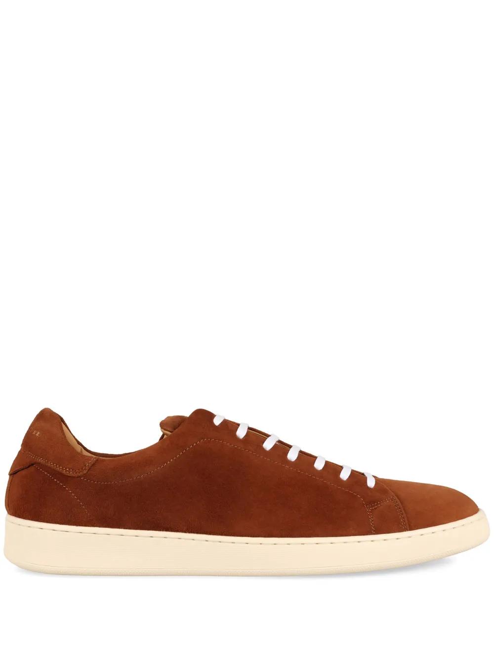 [Kiton] レザー ローカット スニーカー Kiton レザースニーカー | ホワイト | FARFETCH JP