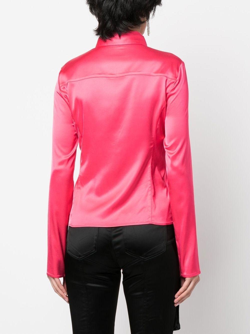 DIESEL C-brea Long Sleeve Shirt in Pink | Lyst