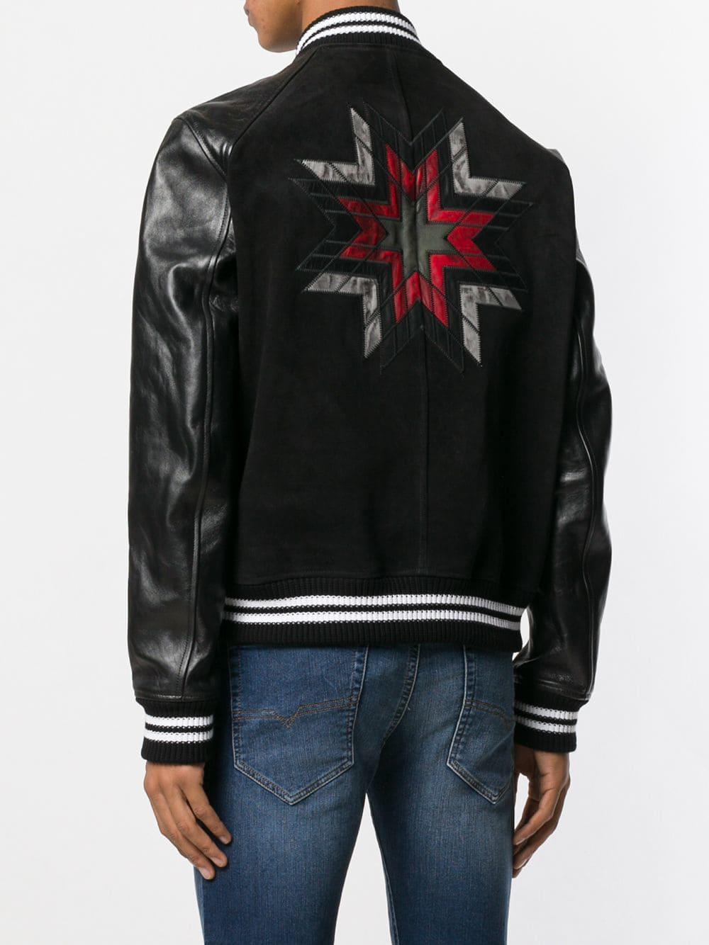 black gold varsity jacket