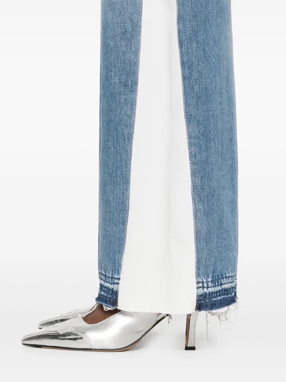 Elisabetta Franchi Fitted Denim Jumpsuit With Floral