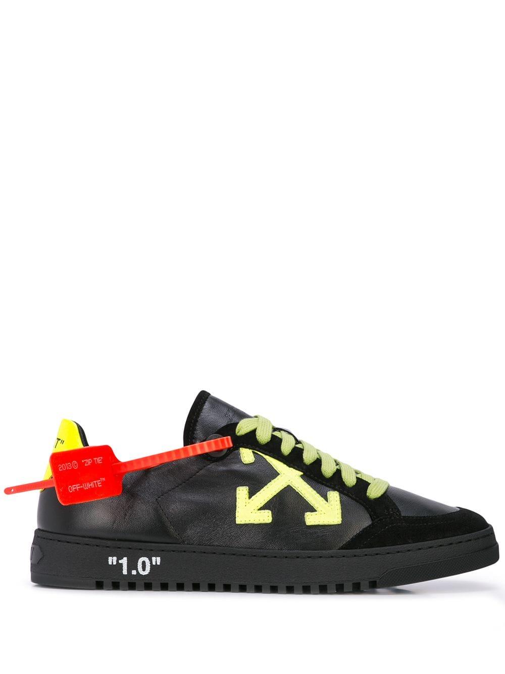 off white shoes with tag