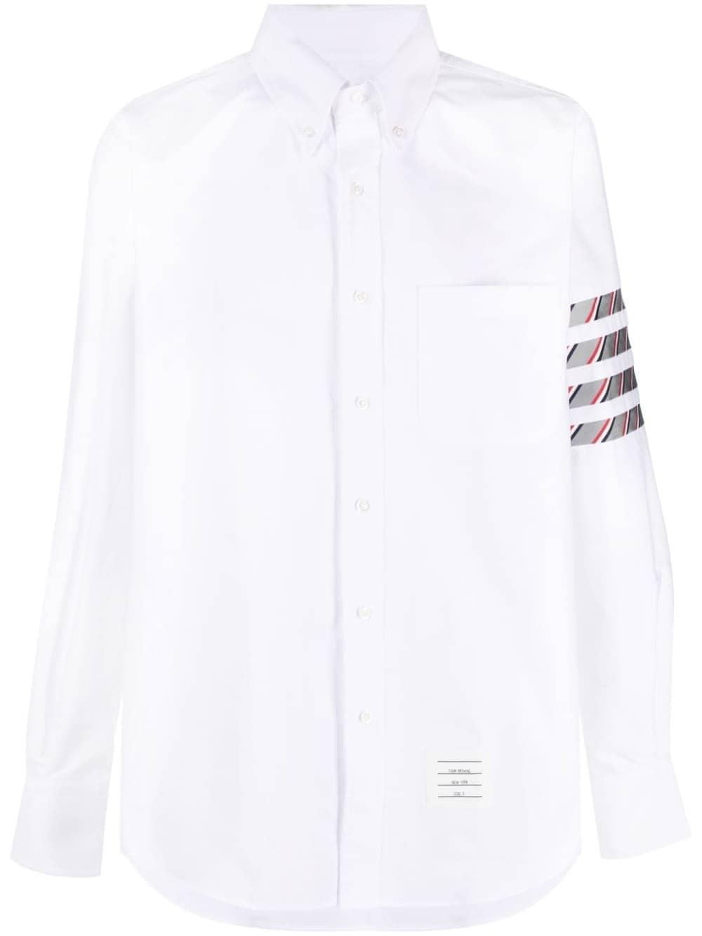 Thom Browne Cotton Shirt in White for Men | Lyst