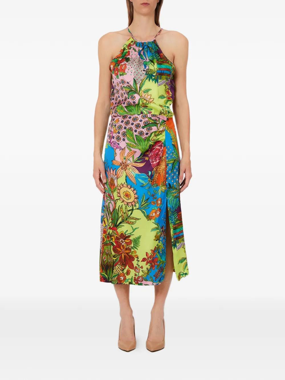 light green floral mini dress Gorgeous Emerald Maternity Maxi Dress from Seraphine main image 0