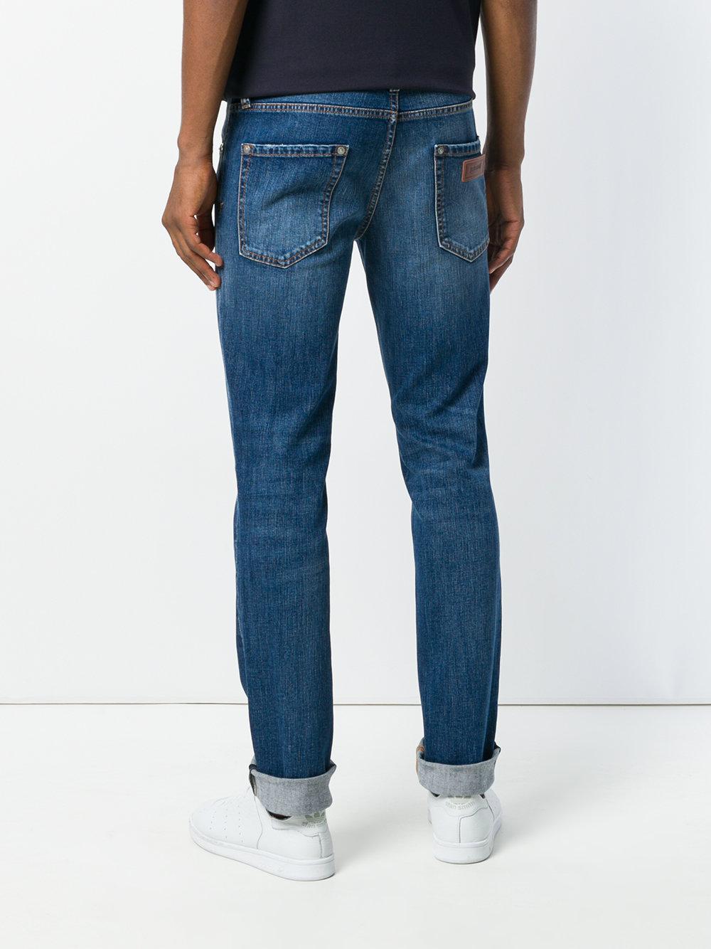 Lyst - Just Cavalli Casual Slim Fit Jeans in Blue for Men