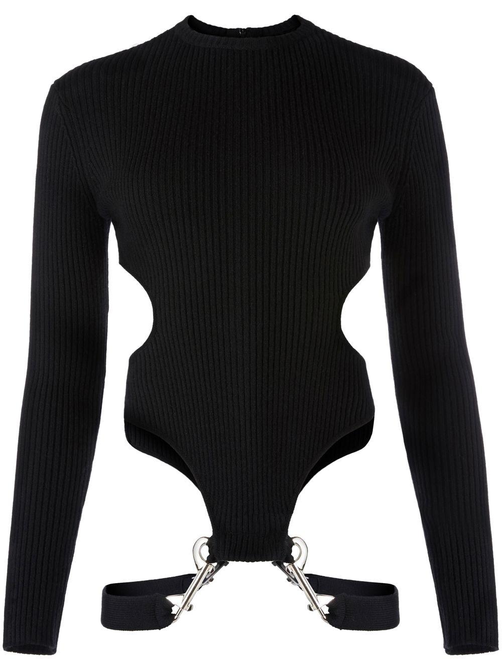 Christopher Kane Trigger Happy Cut-out Jumper in Black | Lyst