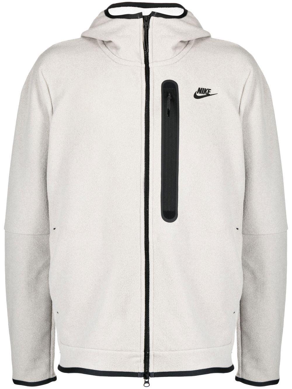 Nike Tech Fleece Full-zip Winterized Hoodie in Gray for Men | Lyst