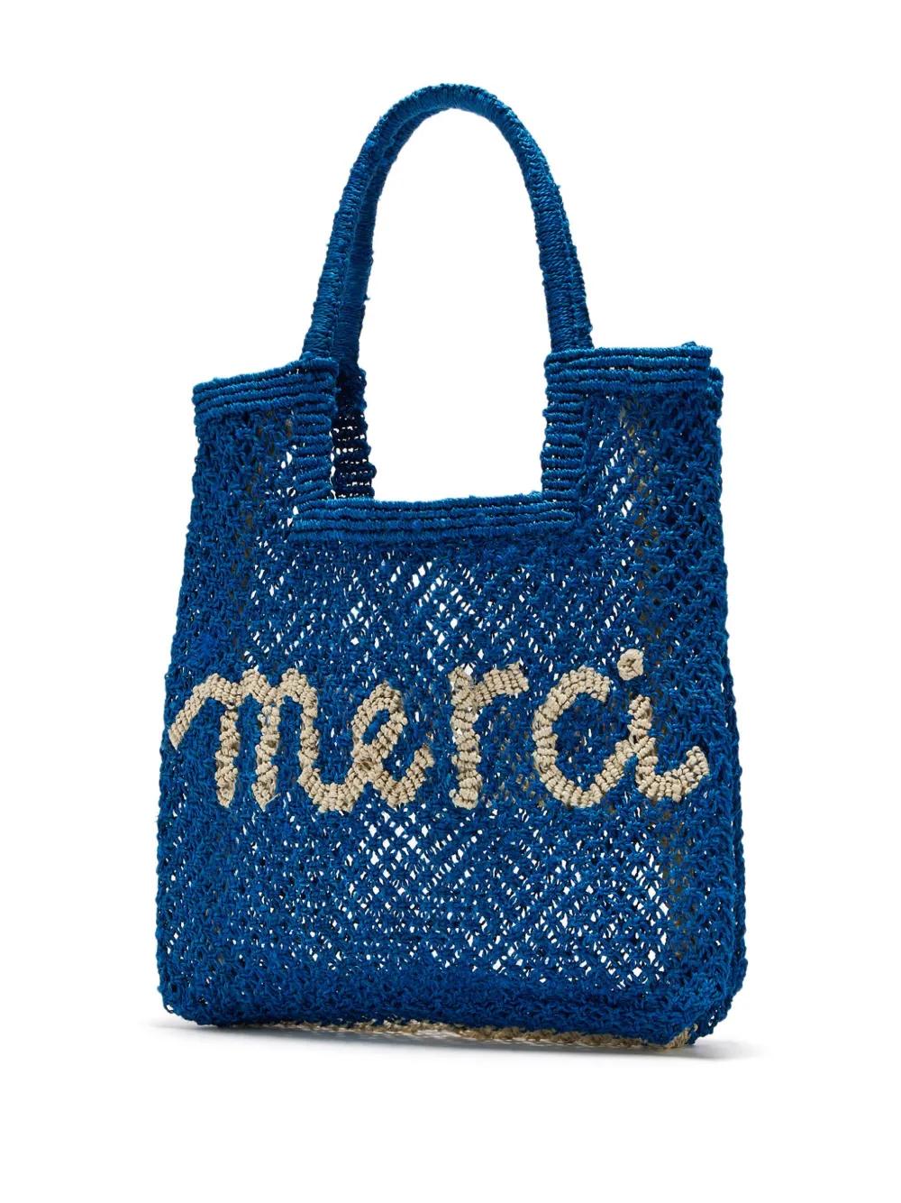 tam merci トートバッグ　ジャクソンズ ジャクソンズトートバック Merci かごバッグ - メルカリ