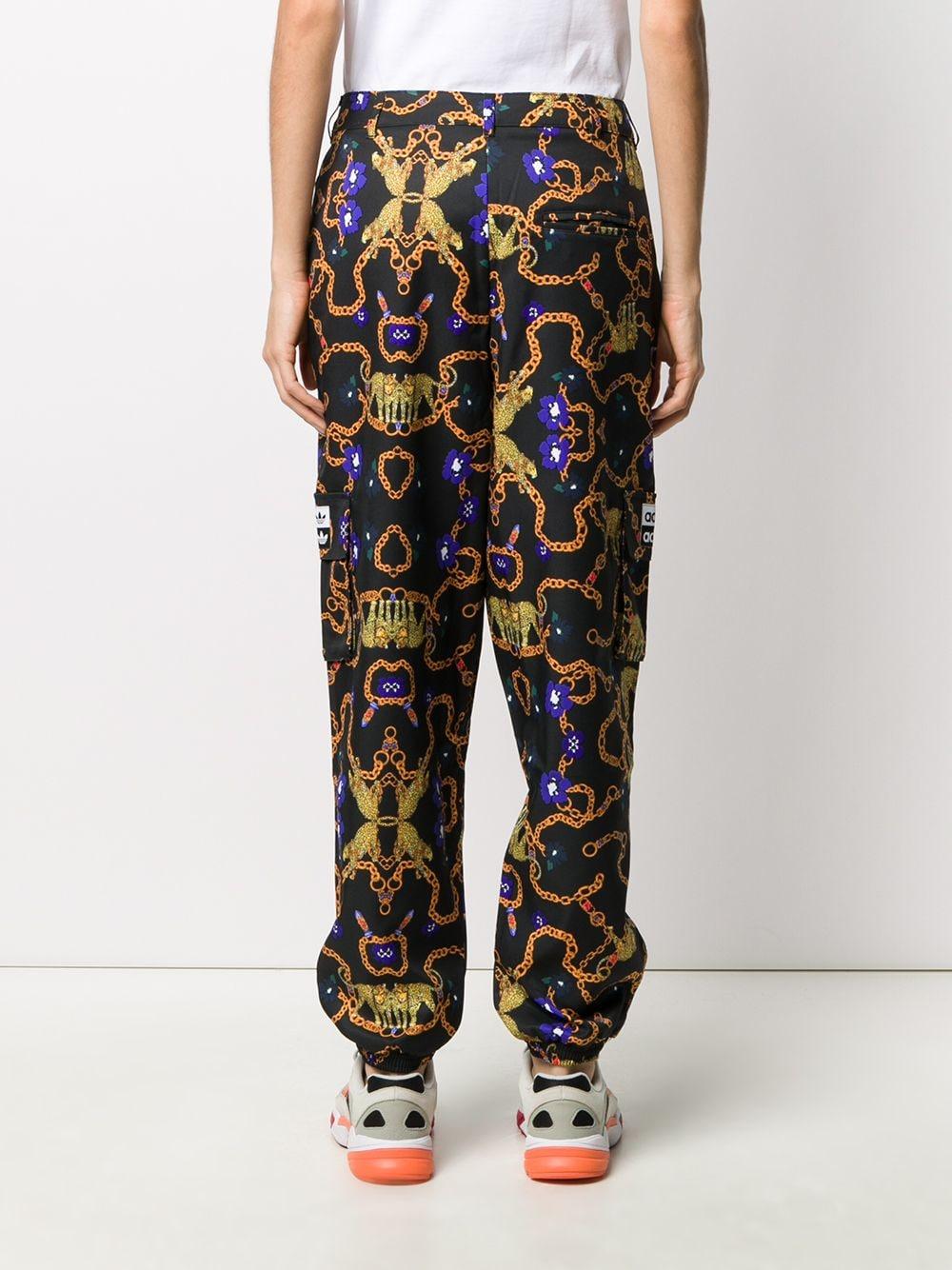 Studio London Baroque-print Trousers 