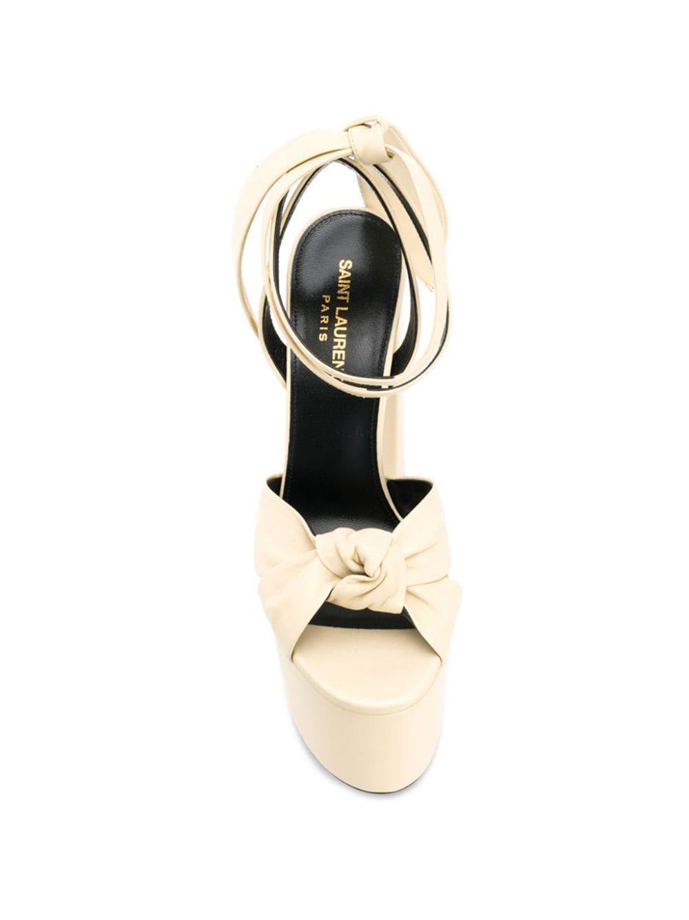 Leather Sandals Paige Saint Laurent Paige Leather Sandals Saint