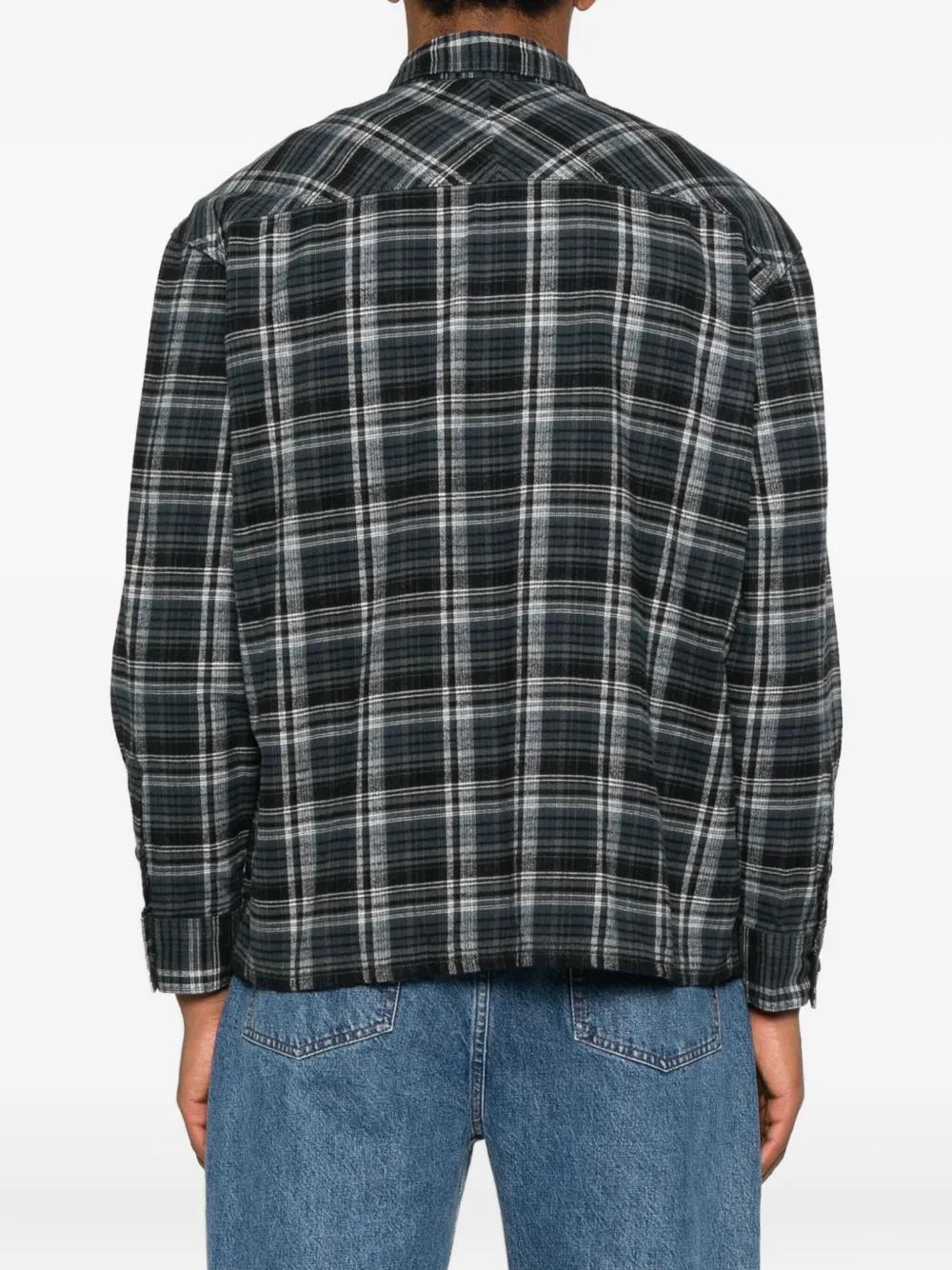 Neighborhood Clan Tartan-Check Shirt in Gray for Men | Lyst