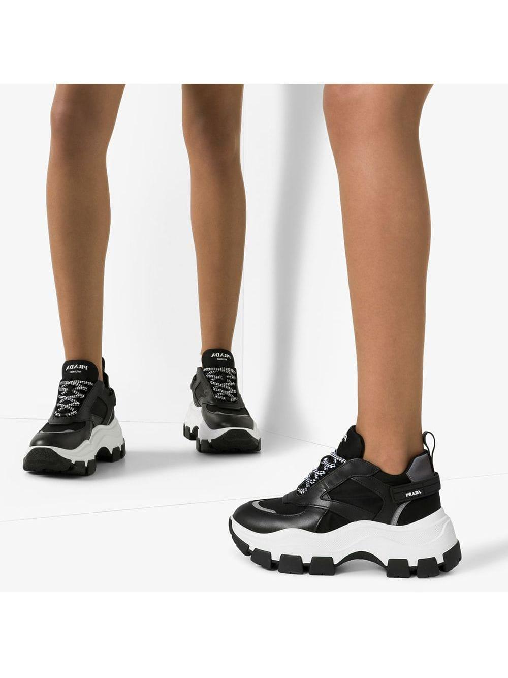 prada block chunky sneakers