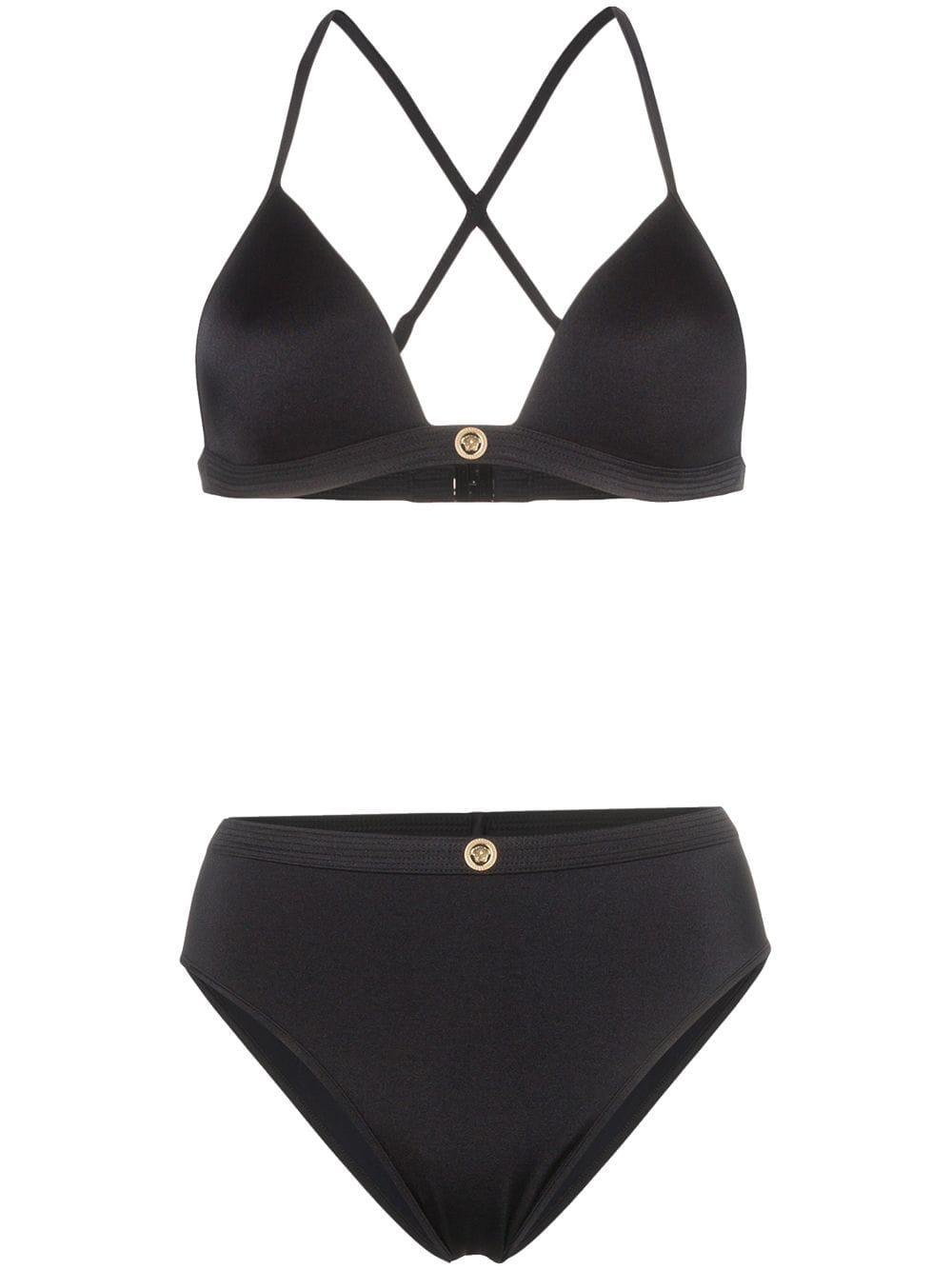 versace black bikini