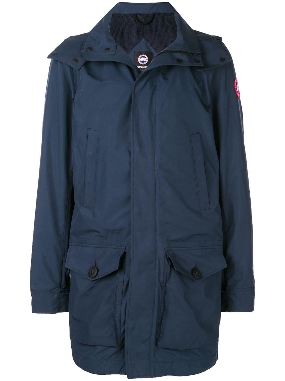 Canada Goose Goose Crew Rain Jacket in Blue for Men Lyst