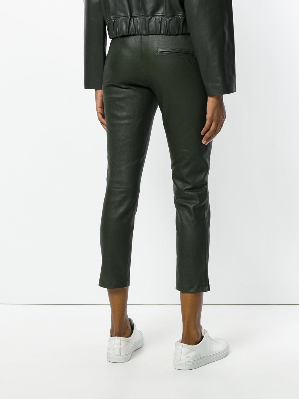 Inès \u0026 Maréchal Leather Agneau Pants in 