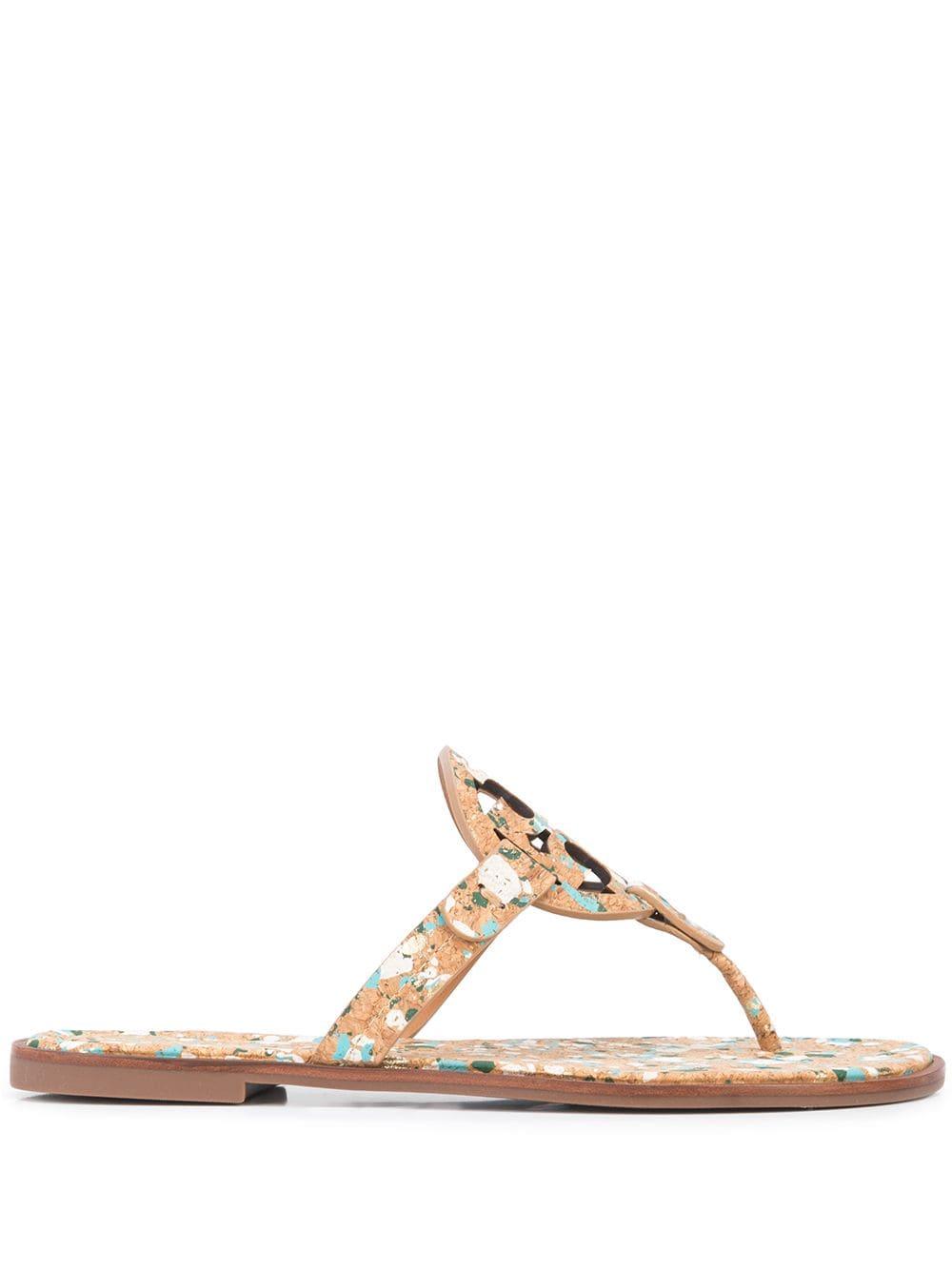Tory burch top cork sandals