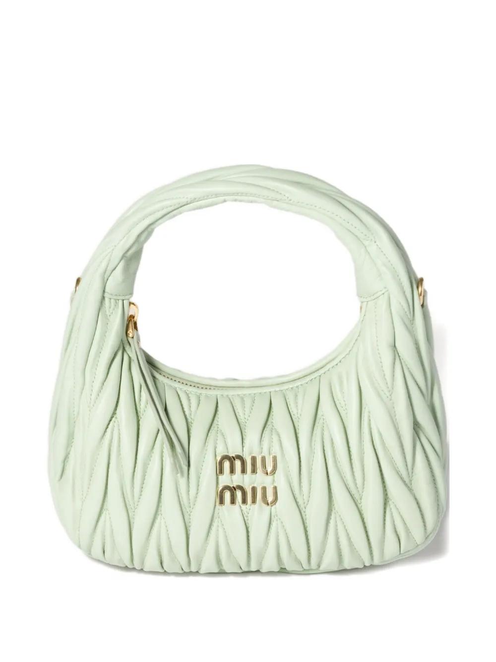 Green Miu Miu Shoulder bags for Women | Lyst