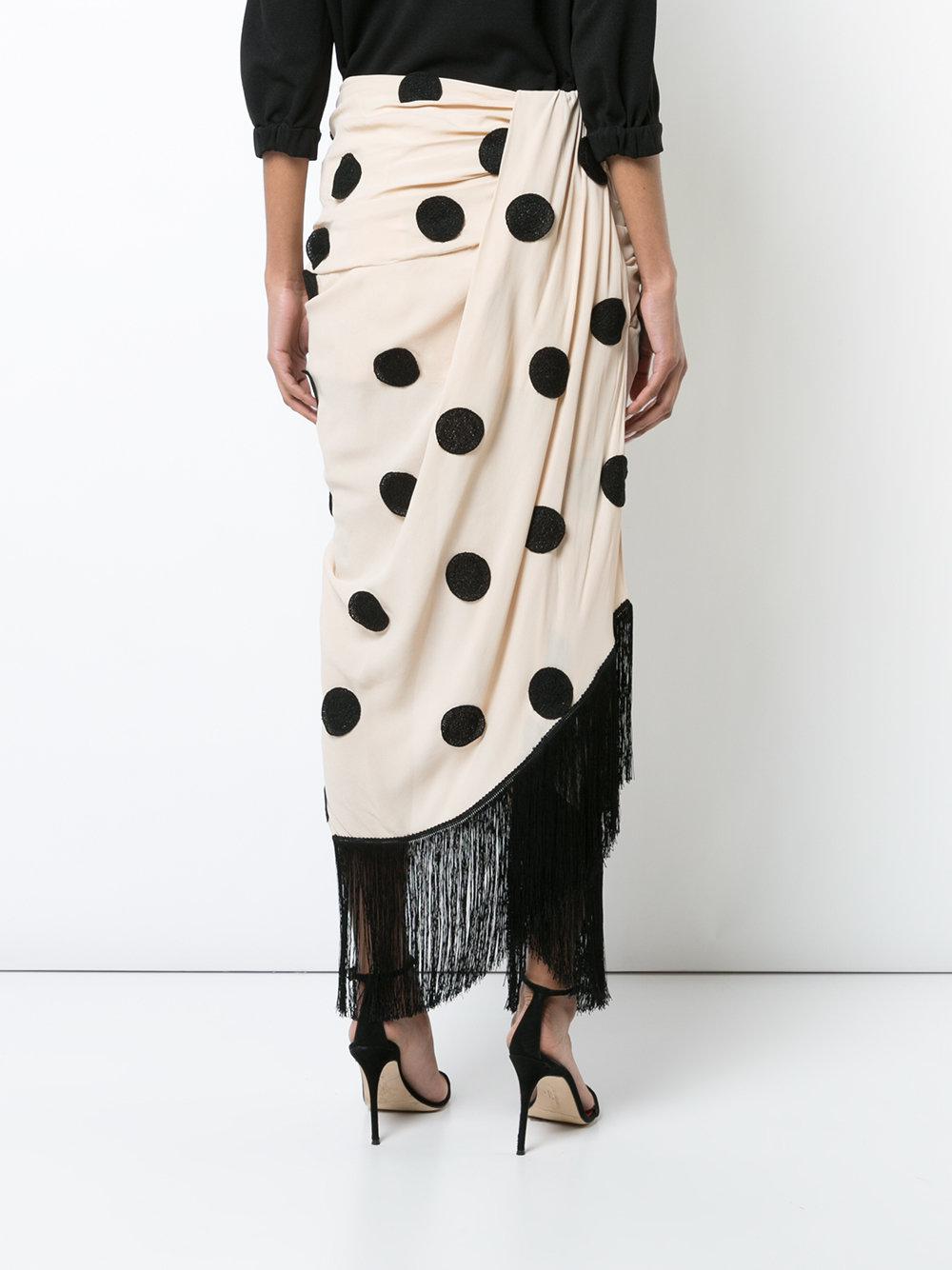 jacquemus polka dot skirt