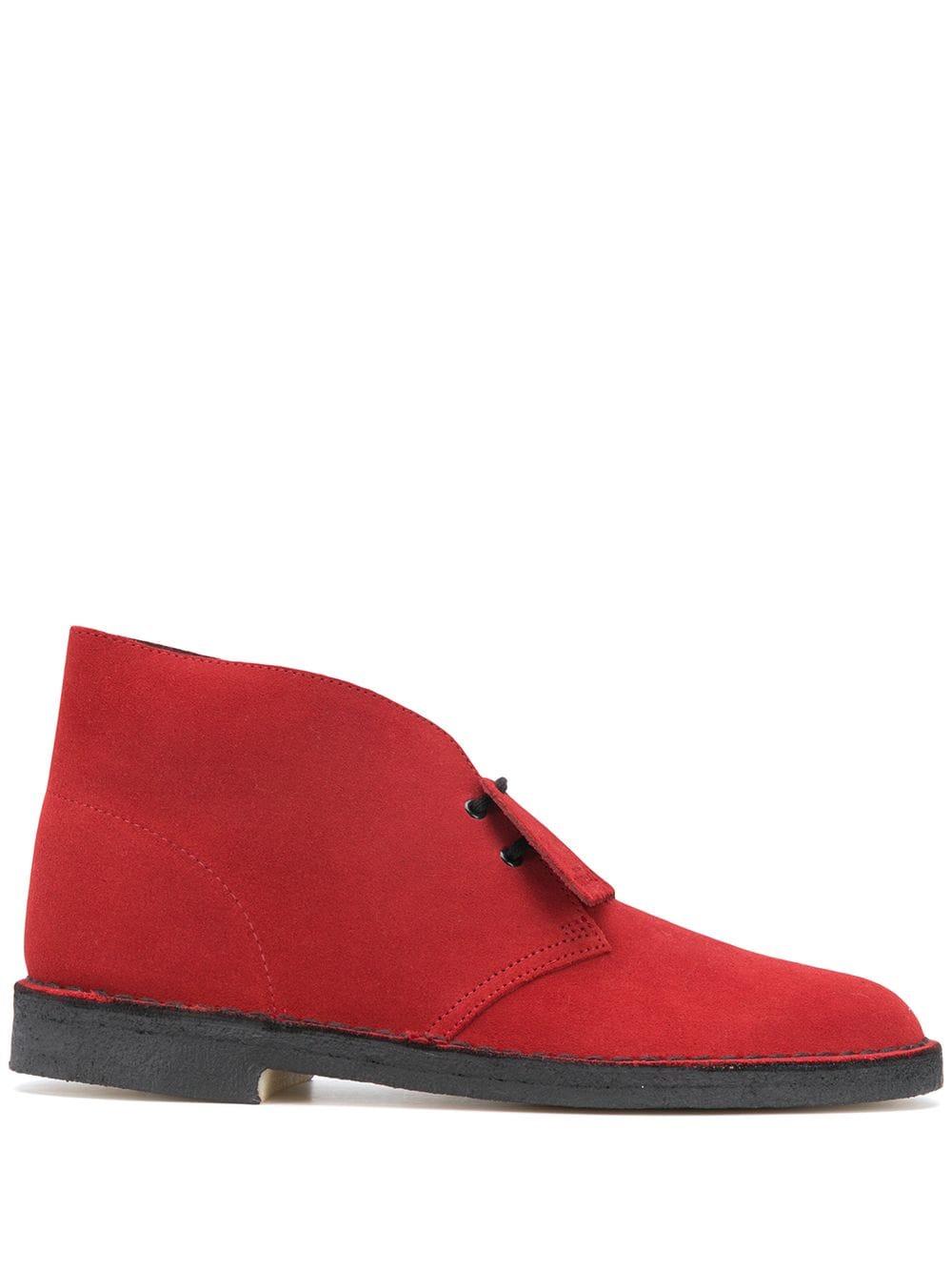 Brandy Suede Desert Boots in Red for Men | Lyst
