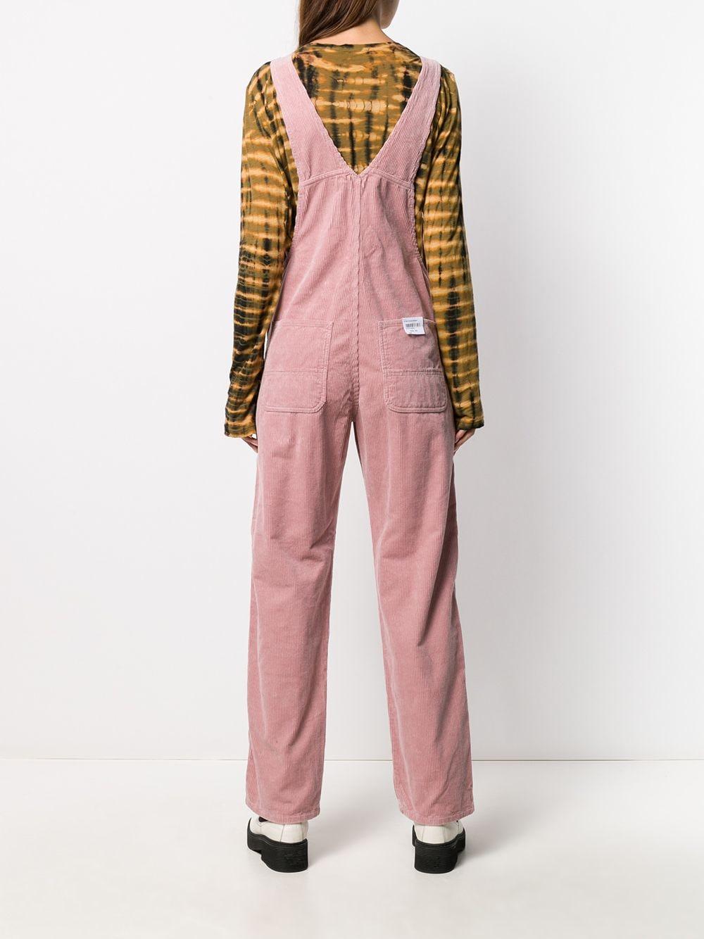 Carhartt WIP Cotton Cord Full-length Dungarees in Pink - Lyst